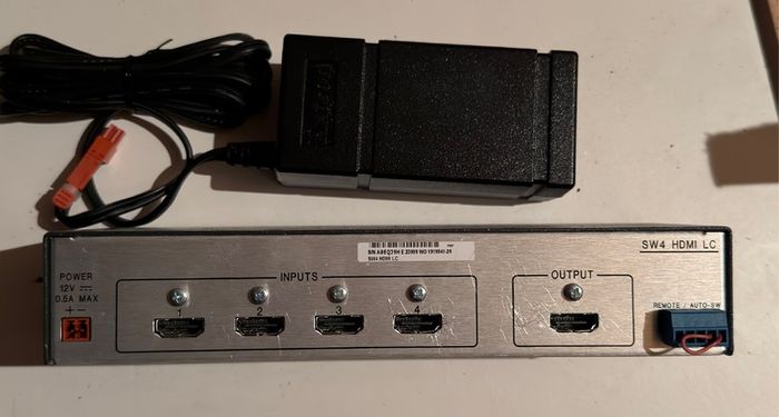 Extron SW4 HDMI switcher