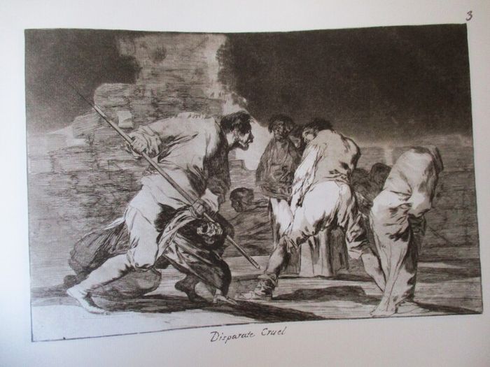 Large Francisco Goya Art Book - Disparates, Tres Visiones