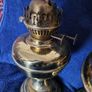 Victoria working oil lamps . All duplex and newly polished. Image 5