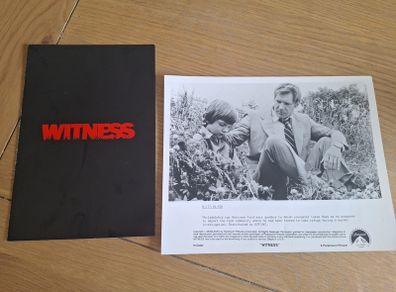 WITNESS Movie Press Kit Harrison Ford