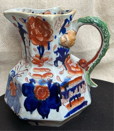 Antique Georgian Masons Ironstone Hydra Jug