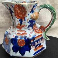 Antique Georgian Masons Ironstone Hydra Jug