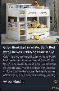 Orion bunk bed