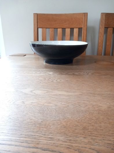 Denby Black/Off White 11.5" Bowl.