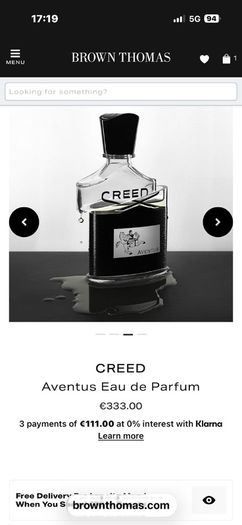 CREED Aventus 100ml niche parfum