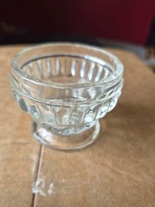 Vintage master salt cellar, mustard pot