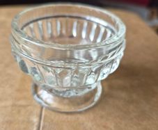 Vintage master salt cellar, mustard pot