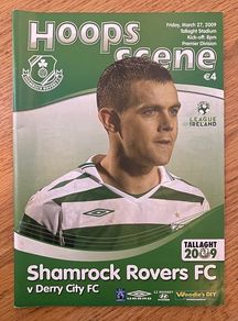 2009 Shamrock Rovers v Derry City FC - Premier Division Programme