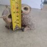 Double Owl resin figurine neat glassy eyes great horned owl Image 5