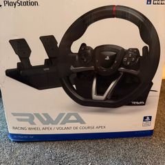 PlayStation steering wheel with pedals