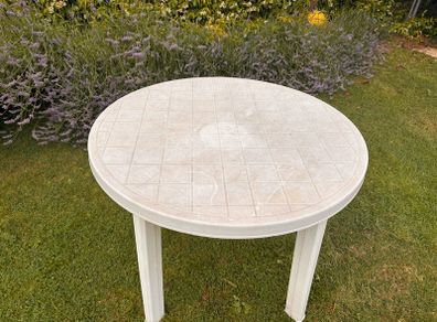 plastic garden table