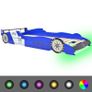 Childrens LED Race Car Bed 90x200 cm Blue Image 4