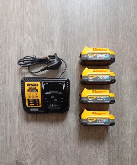 DeWalt Powerstack Batteries & Charger (New)