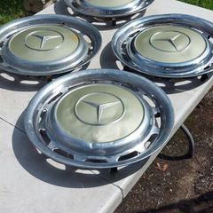 Mercedes steel Hub Caps.
