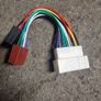 Nissan radio stereo harness iso connector Image 3