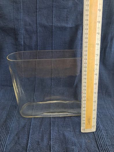 Oval Glass Vase
