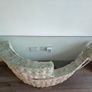 Unique Stone & Glass Hall / Console Table Image 3