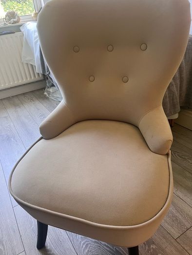 REMSTA Armchair  IKEA light Mauve Cream