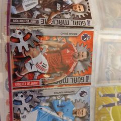 Topps Premier League Trading Cards Goal Machine Gold Lion and Chrome King