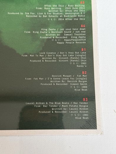 Dublin Loves Vinyl. Sealed albums.