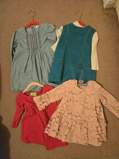 Bundle of 15 girl's Dresses size 2 yo