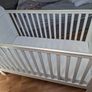 Sleigh cot Mamas &Papas &mattress Image 8