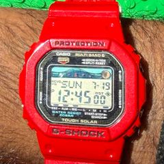 Casio G-Shock GWX-5600 Tough Solar - Glossy Red Watch