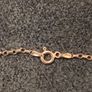 Rose gold chain with a sphere shaped pendant Image 2