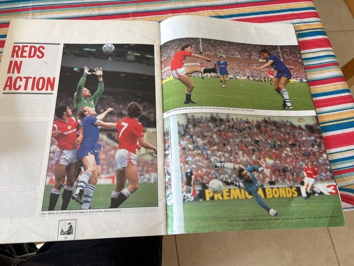 Fa cup final 1984 and charity shield 1985 programmes