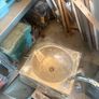 Stainless steel shelves and basin Image 3