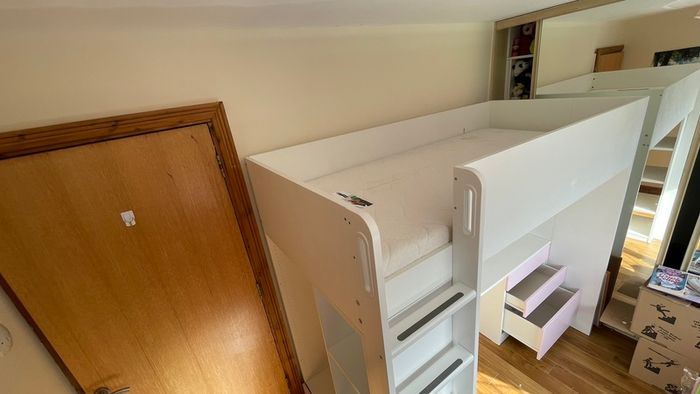 IKEA SMASTAD loft bed with desk & storage excellent condition