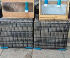 2x bird cages
