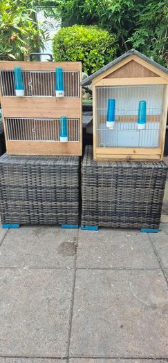 2x bird cages
