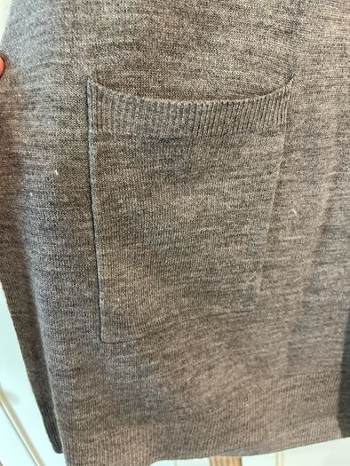 Grey knitted jumper dress 14
