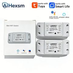 Mini Smart WiFi Switch 10A Tuya Smart Life (Alexa & Google Home)