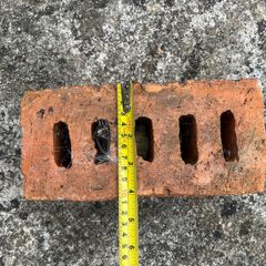 Reclaimed red bricks