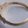 Vintage 9ct Yellow Gold 375  Claddagh Ring adjustable size 0,93g Image 7