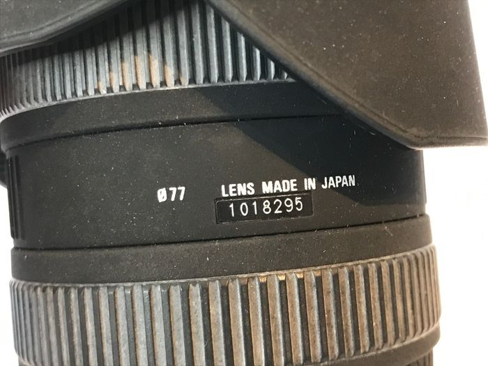Sigma Camera Lens 10-20mm