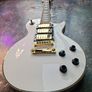 vintage brand les paul white and gold Image 5