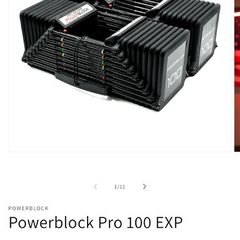 Powerblock Pro 100 Adjustable Dumbbells