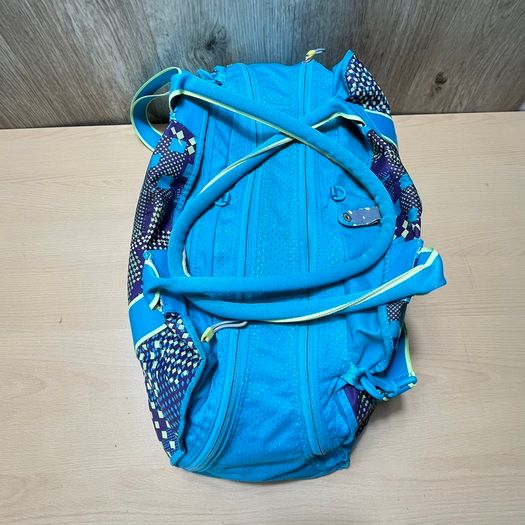 Nike Blue Purple Yellow Geometric Pattern Duffel Gym Bag - Vintage