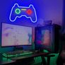 Game Neon Sign(16"x10.8"),Cisteen Gamepad Neon Light Sign with Acrylic Board, USB Powered Led Wall Light Decorations,Gaming Neon Lights for Bedroom,Game Room,Man Cave,Bar,Party Image 6