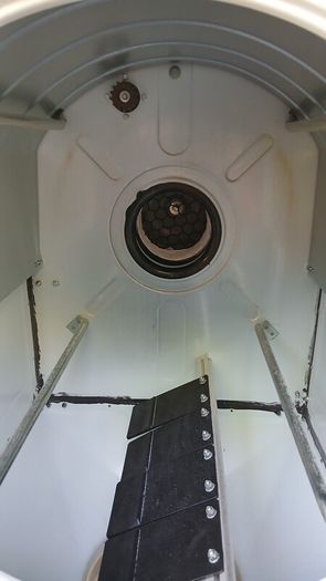 Dust extracter. Mobile Nederman extract filterbox