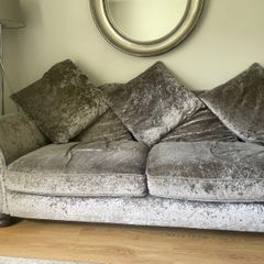 Matching sofa and swivel chair