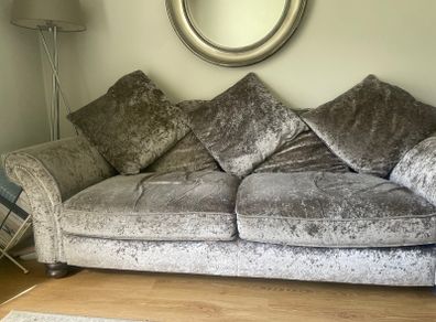 Matching sofa and swivel chair