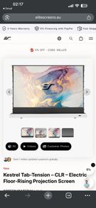 100 Inch CLR Electric Projection Screen