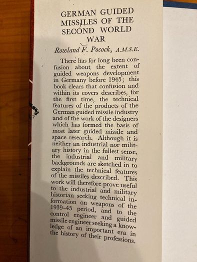 War book:'German guided missiles'