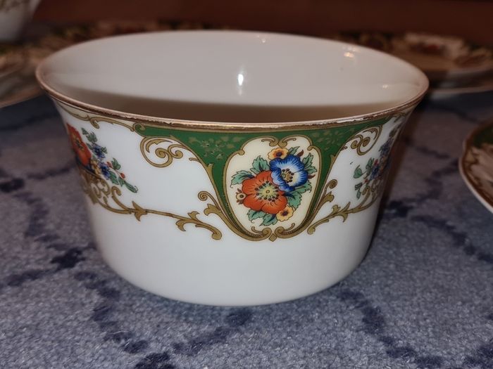 Very Fine Chodau Czeq Green Floral Fine Bone China Replacements