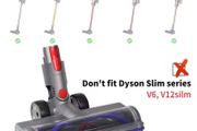 Newest Direct Drive Cleaning Head Compatible with Dyson V7 V8 V10 V11 V15 Vacuum Cleaner For Short Pile Carpets