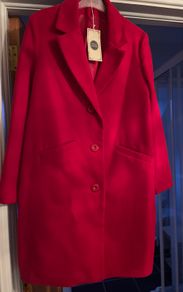 New Crombie Red Coat